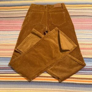 Judy‎ Blue Corduroy Flare Pants Brown Size 0 24 Bootcut Mid Rise